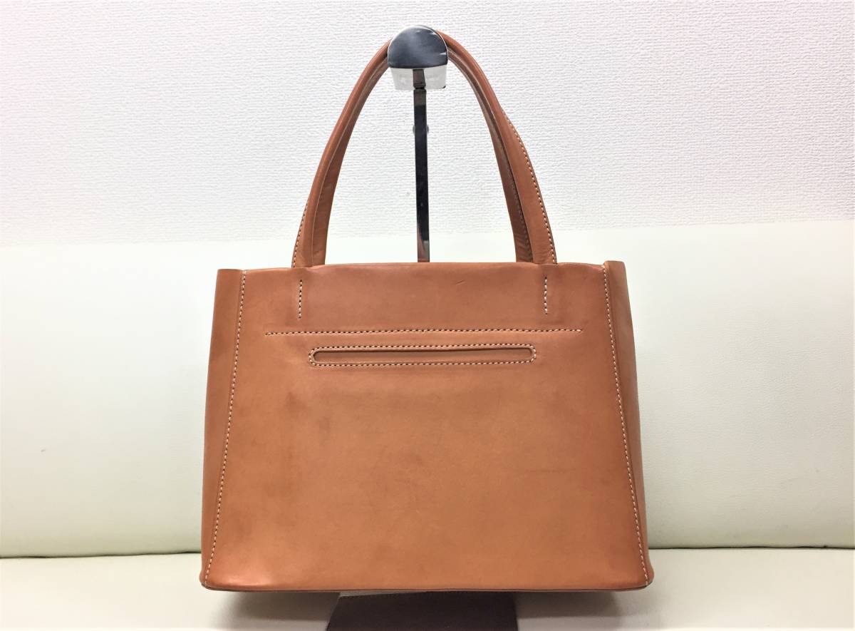 genten ゲンテン トートバッグ 本革 レザー ブラウン ゲンテン レザー 
