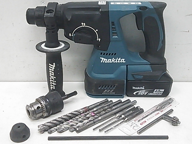 【1円スタート！】 makita/マキタ 24mm 充電式ハンマドリル HR242D 動作良好 A0460_1