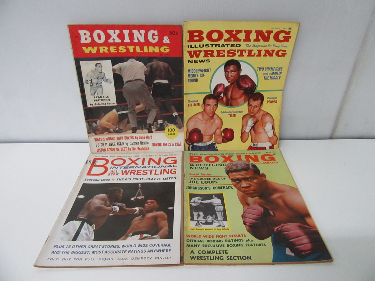 免税店サイト BOXING ＆ WRESTLING 29冊セット 海外紙 洋書 ボクシング