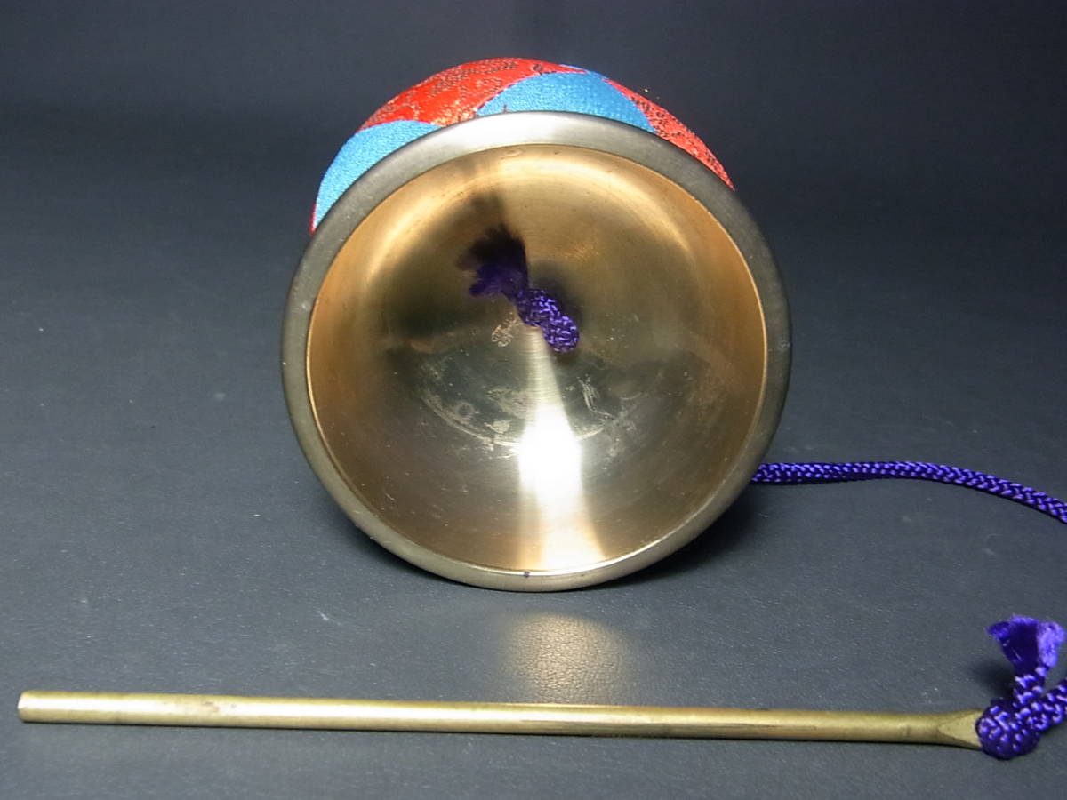 おりん 印金木魚セット（携帯用リン namuart □印金と りん）（寺院
