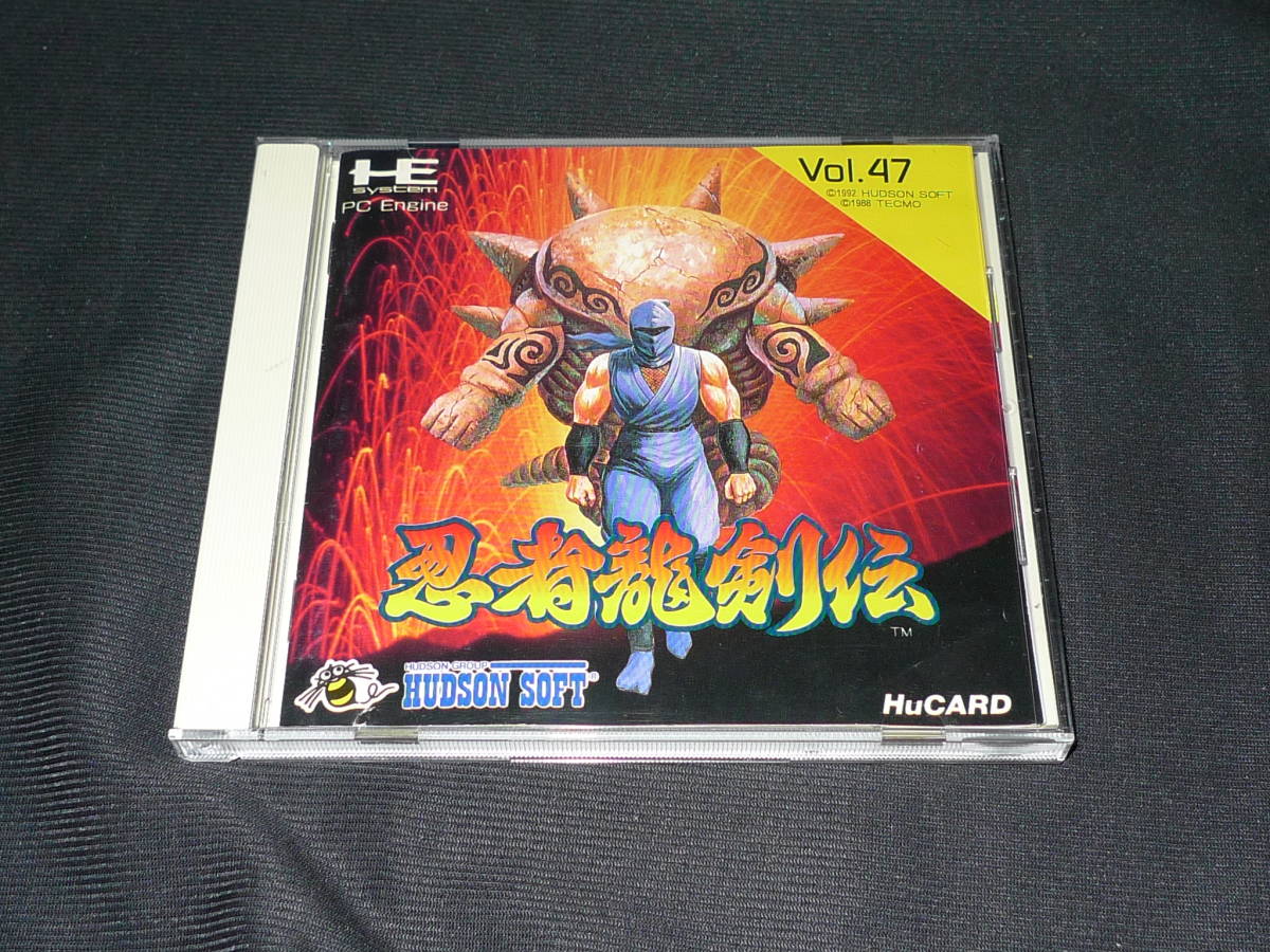 PCエンジンHuカード「忍者龍剣伝」中古動作品の出品です。