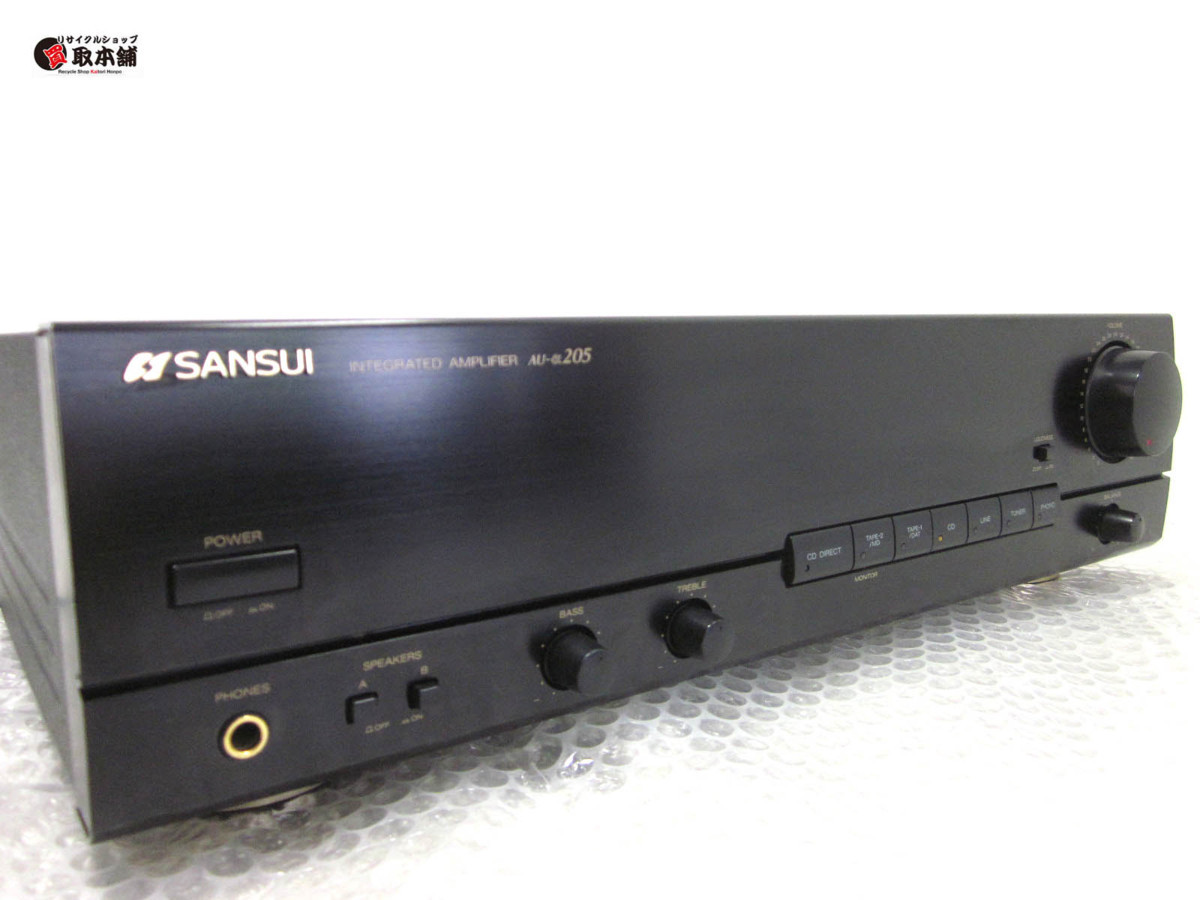 SANSUI AU-α205 プリメインアンプ プリメインアンプの通販 動作品