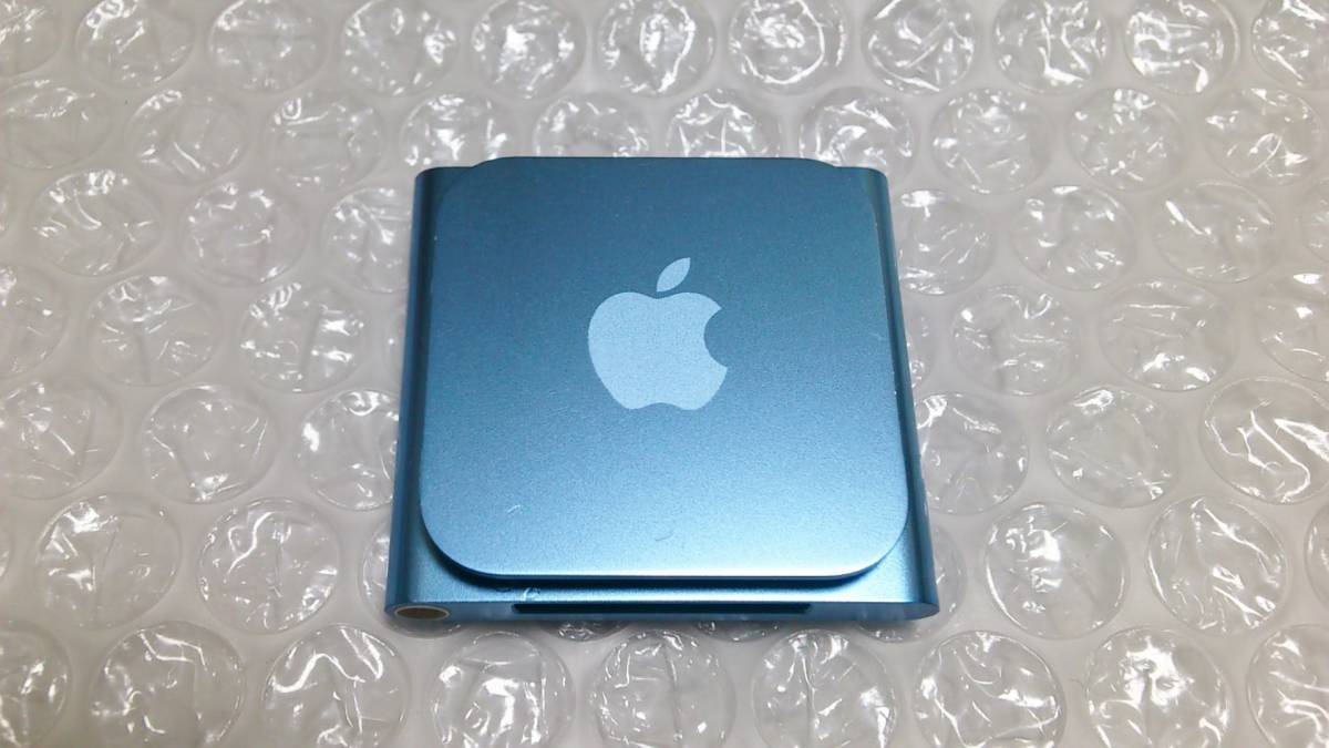 バッテリー良好(24時間再生) iPod nano MC695J 16GB Blue 第6世代