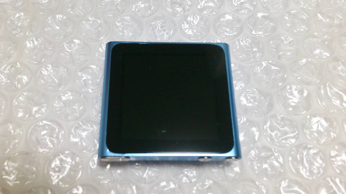 バッテリー良好(24時間再生) iPod nano MC695J 16GB Blue 第6世代