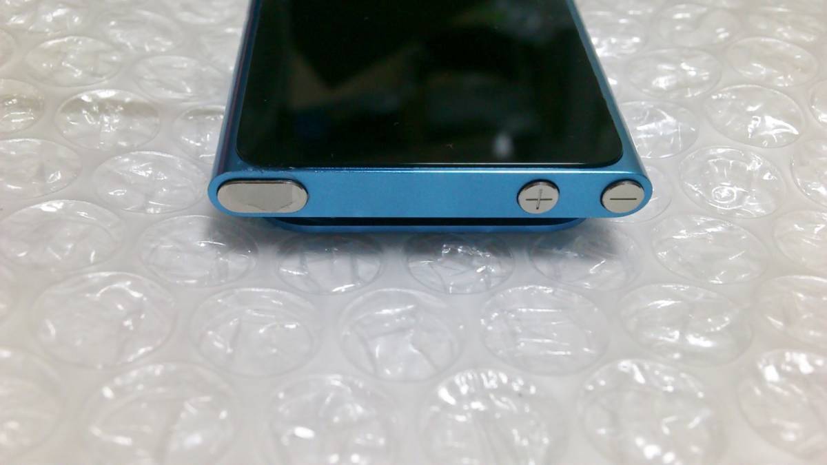 バッテリー良好(24時間再生) iPod nano MC695J 16GB Blue 第6世代