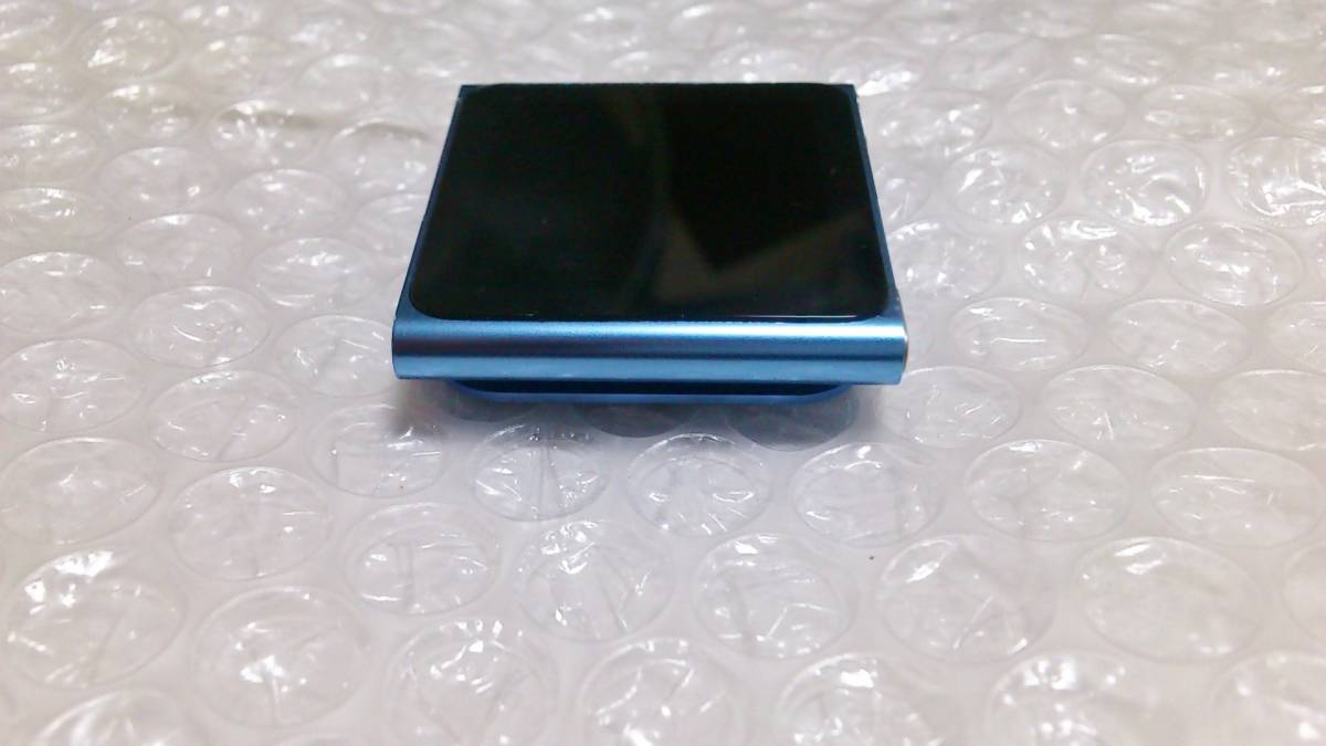 バッテリー良好(24時間再生) iPod nano MC695J 16GB Blue 第6世代