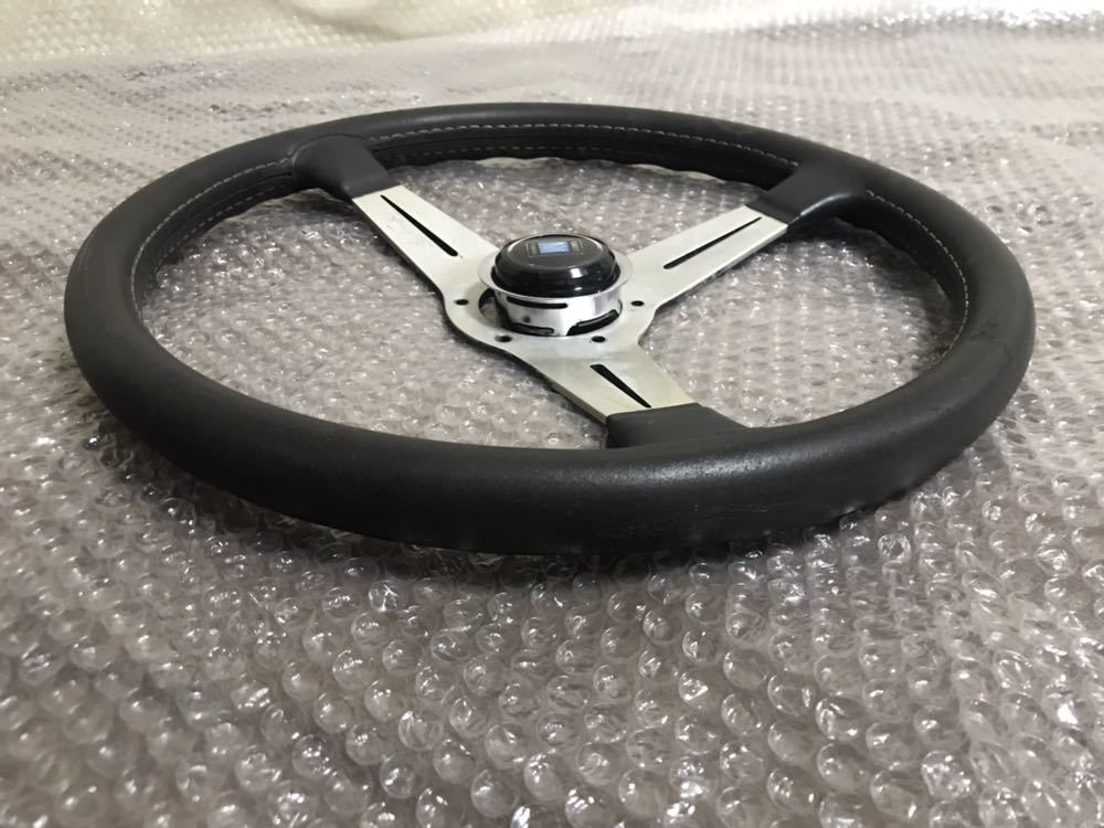 6476 ナルディ NARDI クラシック 35.5φ レザーステアリング 旧車 当時