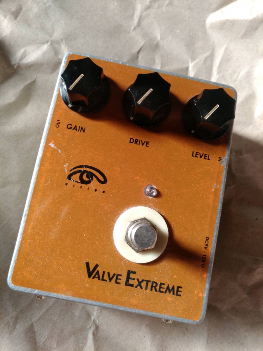 VIZION Valve Extreme 真空管 オーバードライブ 専用アダプター付き 美