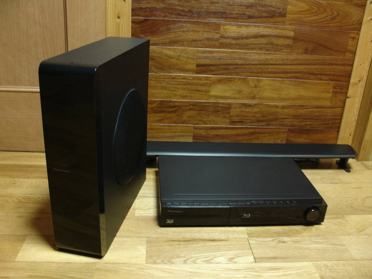 稀少/展示美品★Pioneer・パイオニア/HTZ-HW919BD 3D対応ブルーレイディスクプレーヤー搭載サラウンドシステム/一年保証付/送料無料