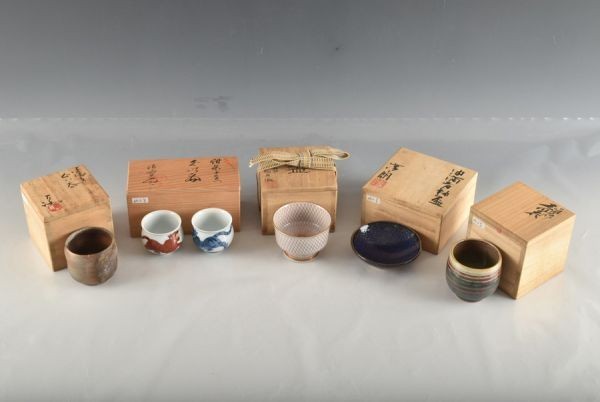  C07648 伊勢崎満 他 ぐい呑 盃など酒器 計５セット +(酒器)｜売買されたオークション情報、yahooの商品情報をアーカイブ公開 - オークファン 備前