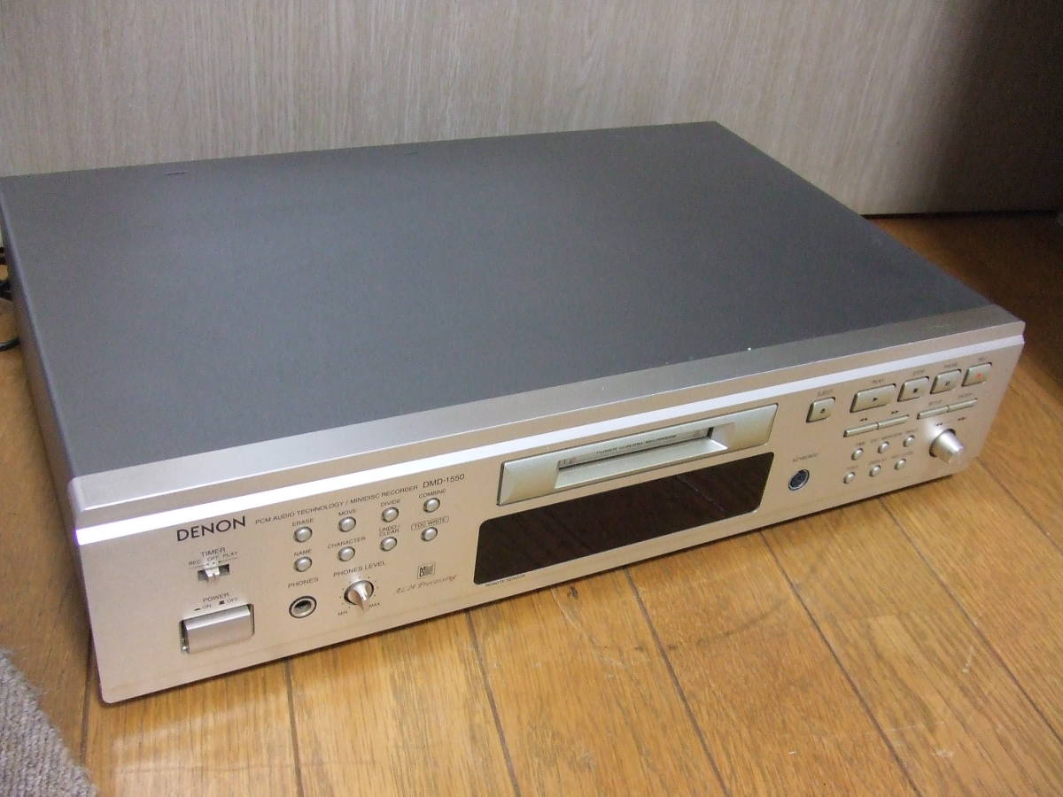 DENON DMD-1550 デノン MDレコーダー MDデッキ – MD デノン⁄デンオン