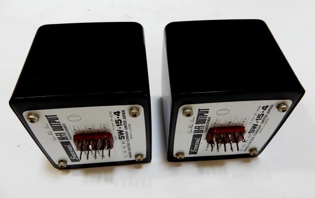 SANSUI SW-15-4 アウトプットトランス ペア 真空管アンプ などに Sansui-サンスイ 出力トランス SW-15-4 SANSUI SW-15-4 アウトプット