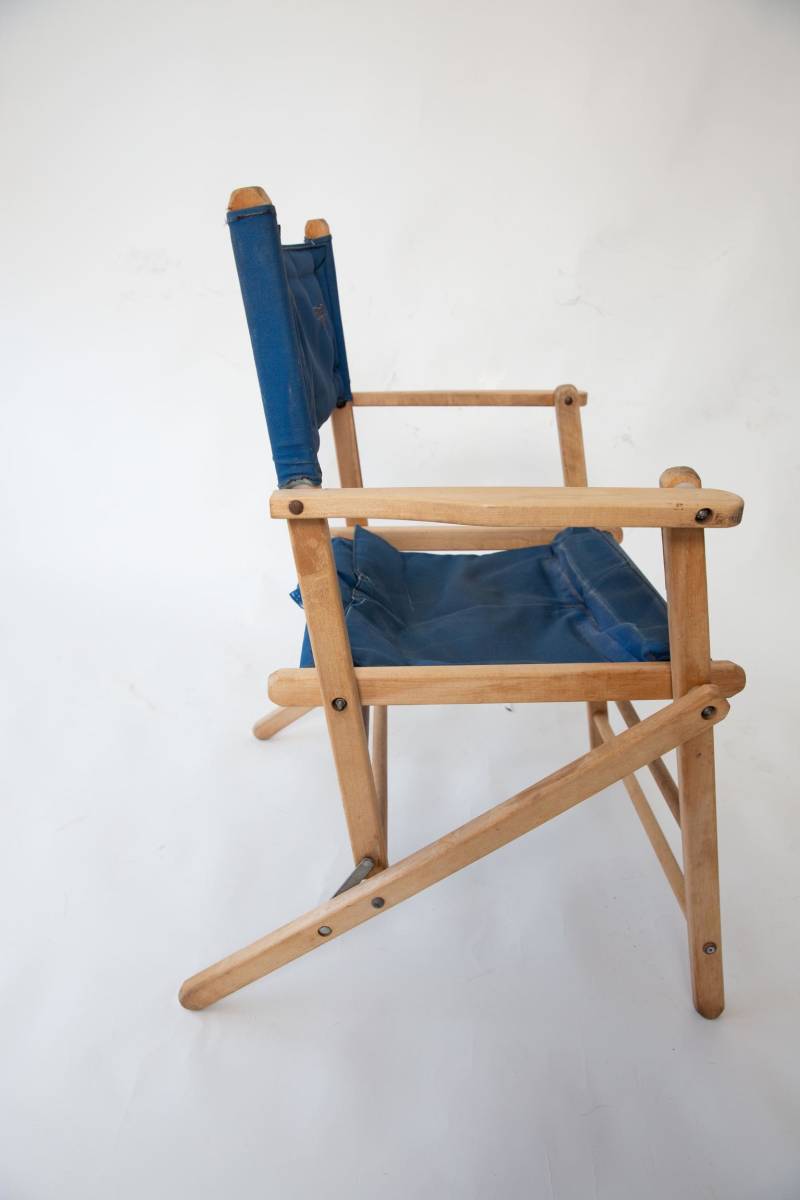 BYER USA チェア Yahoo!オークション MADE IN （紺 カラバスデッキ