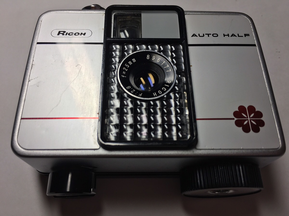 ◎RICOH リコー AUTO HALF オートハーフ E レッドフラワー リコー オートハーフ E レッドフラワー 花柄 ricoh autohalf e 【D⑭