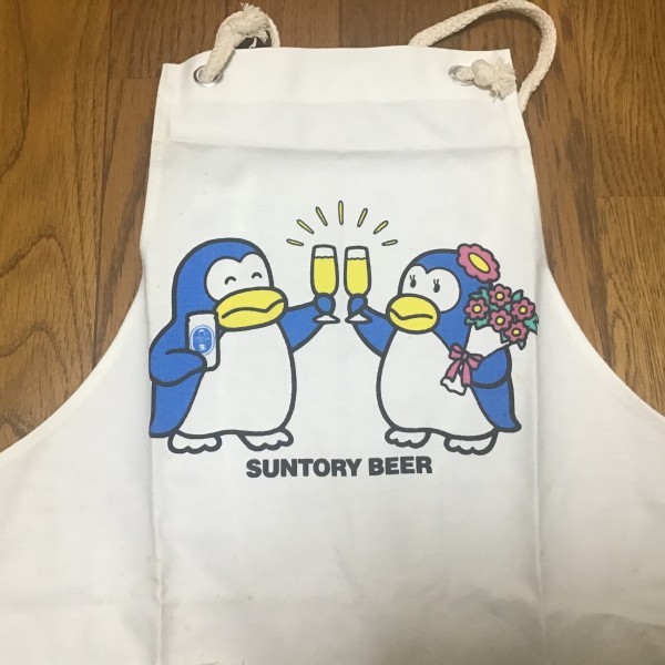 昭和レトロ サントリー 缶ビール ペンギン エプロン 非売品 サントリー 売買されたオークション情報 Yahooの商品情報をアーカイブ公開 オークファン Aucfan Com