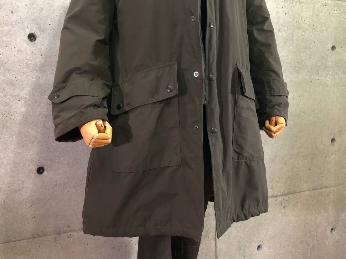 希少 《 Needles / Aラインシルエット 》 美品 【 ニードルス 裏ボア オリーブ×ブラウン コート S 日本製 ネペンテス 】