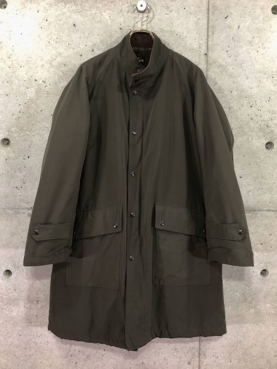 希少 《 Needles / Aラインシルエット 》 美品 【 ニードルス 裏ボア オリーブ×ブラウン コート S 日本製 ネペンテス 】