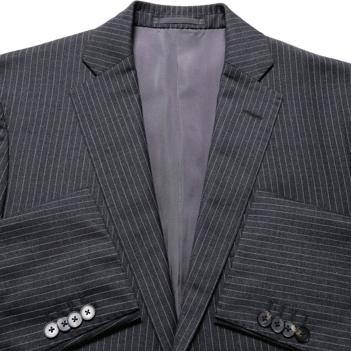 UNIVERSAL LANGUAGE × REDA ストライプ スーツ セットアップ 46