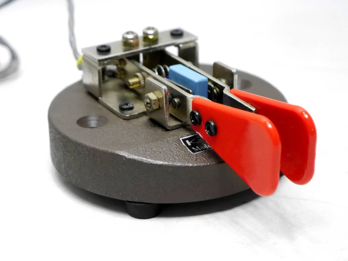 KATSUMI カツミ電機 モールス通信 エレキー用パドル 電鍵 KM-23 動作未確認