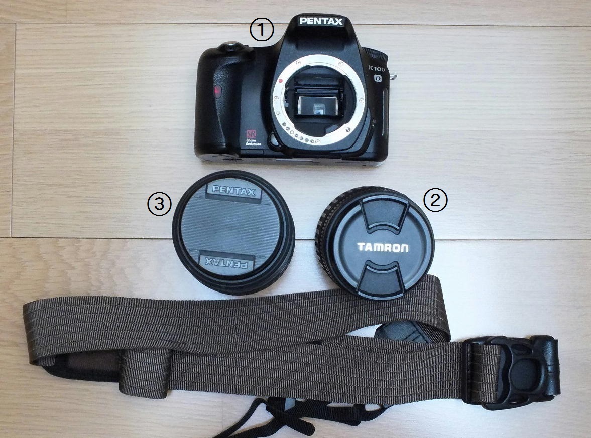 ペンタクス K100D レンズ2本付き（タムロン18-200 ペンタックス80-320