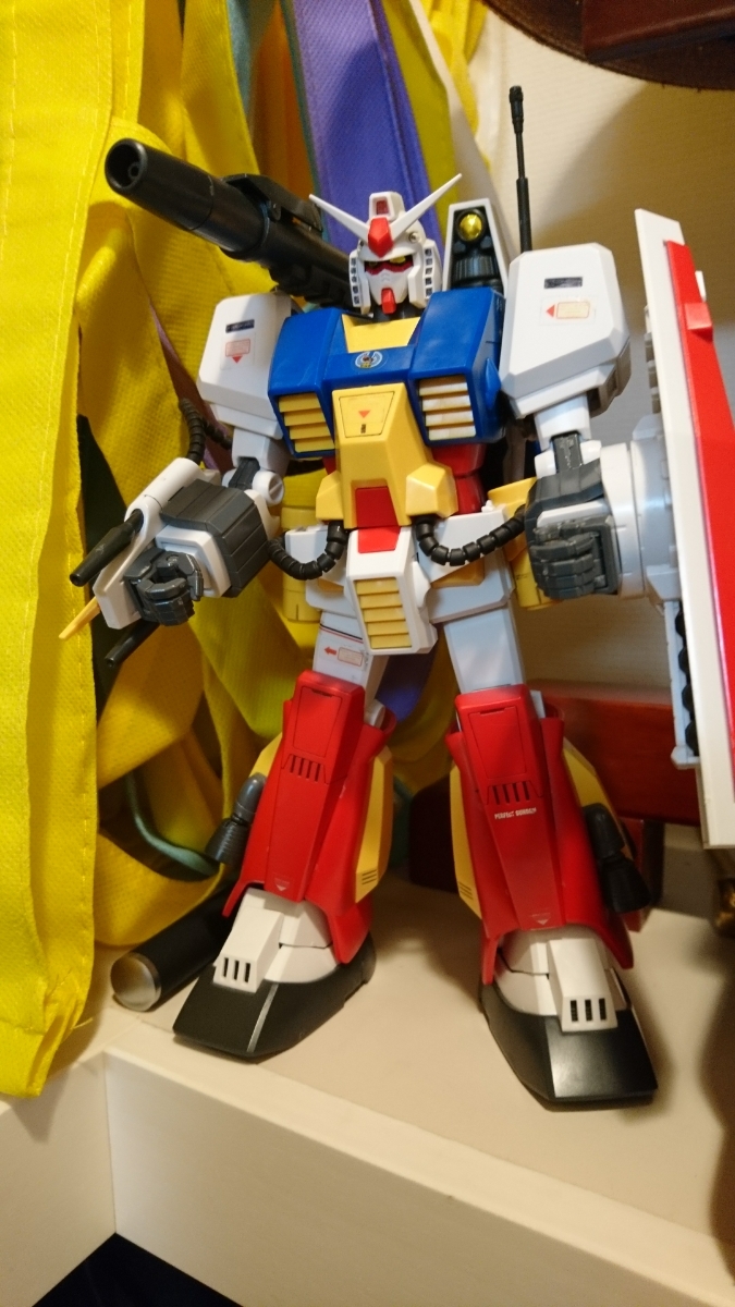 値下げ』ガンプラMG 1/100 パーフェクトガンダム プラモ狂四郎 完成品