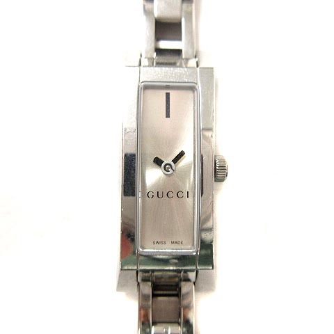 グッチ GUCCI 電池切れ G-LINK Gリンク クォーツ 腕時計 SS シルバー