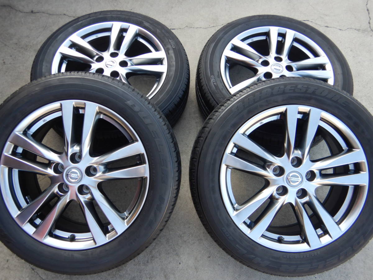 日産E52エルグランド純正ハイグロス18インチホイールのみ4本SET