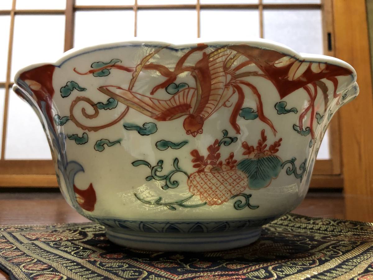 2026年最新Yahoo!オークション -古伊万里 大鉢 染付の中古品 大鉢の中古品・新品 | 鉢の中古品・新品・未 (有)新原美術 pot 鉢&frasl;Bowl, - 文化遺産オンライン 古伊万里 レトロ屋うめばち お皿や鉢など 染付山水図大鉢〈伊万里／〉