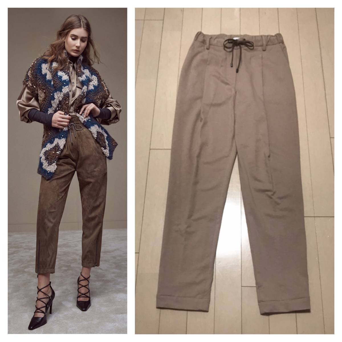 ☆BRUNELLO CUCINELLI/ブルネロクチネリ Vネック 長袖ニット/セーター