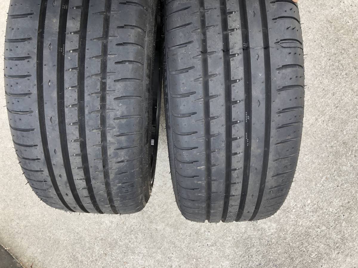 z34 純正ホイール 4本セット タイヤほぼ つや消しブラック z33 18