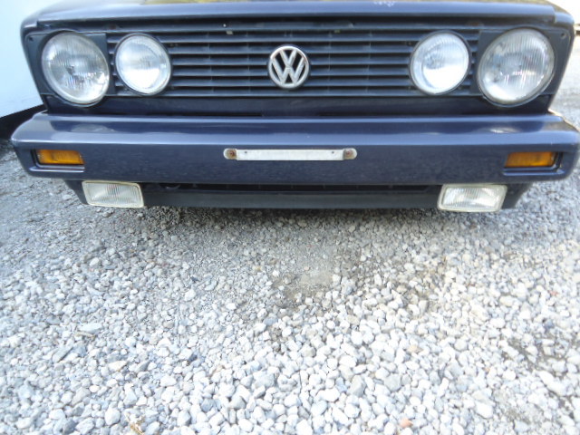 ★『希少』VW　ゴルフⅡ　カブリオレ　152HK　フロントバンパー　純正　リップスポイラー　フォグランプ付★