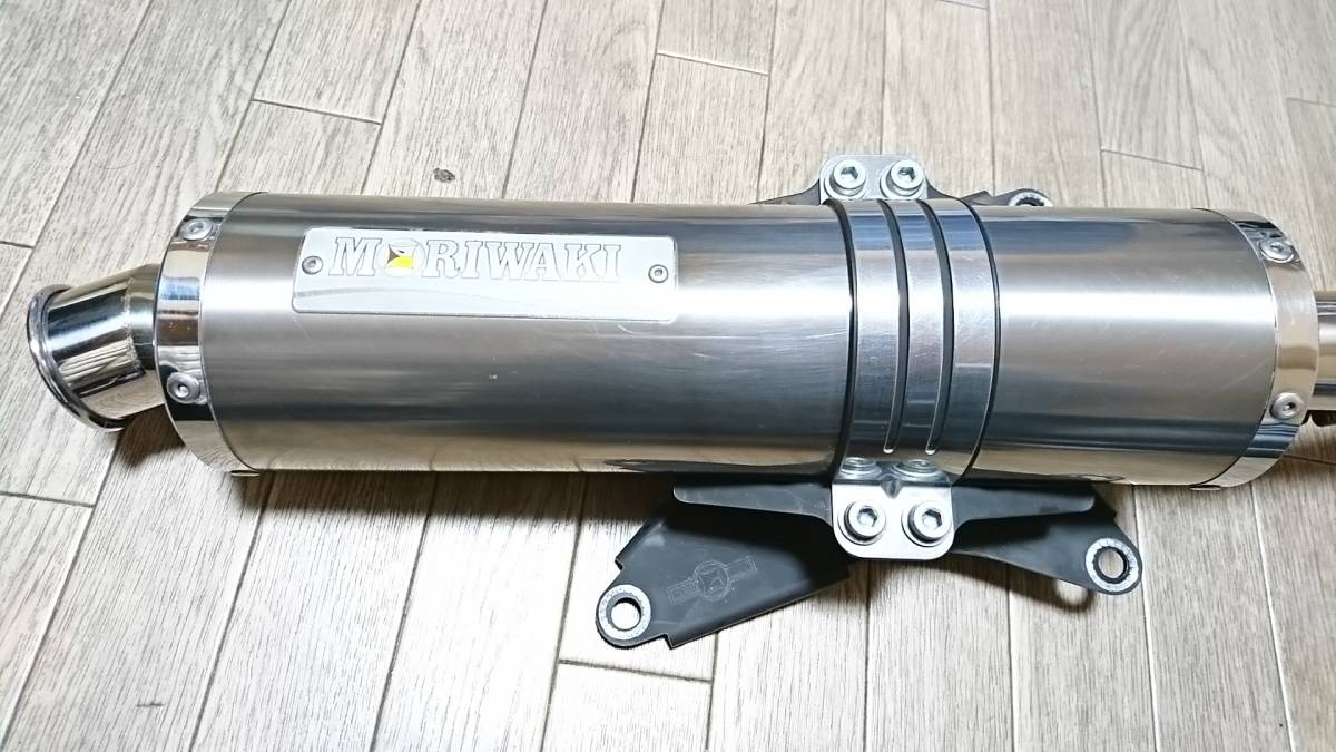 PCX125/150 モリワキマフラー ホワイトチタン JF56/KF18 JMCA MORIWAKI