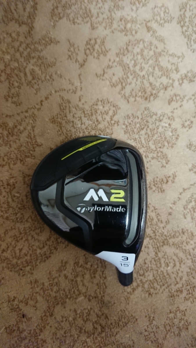 テーラーメイド M2 3番フェアウェイウッド 3w 15度 ヘッドカバー付き フェアウェイウッド テーラーメイド 3W 中古 M2 m2 TM1-217 M2(2017