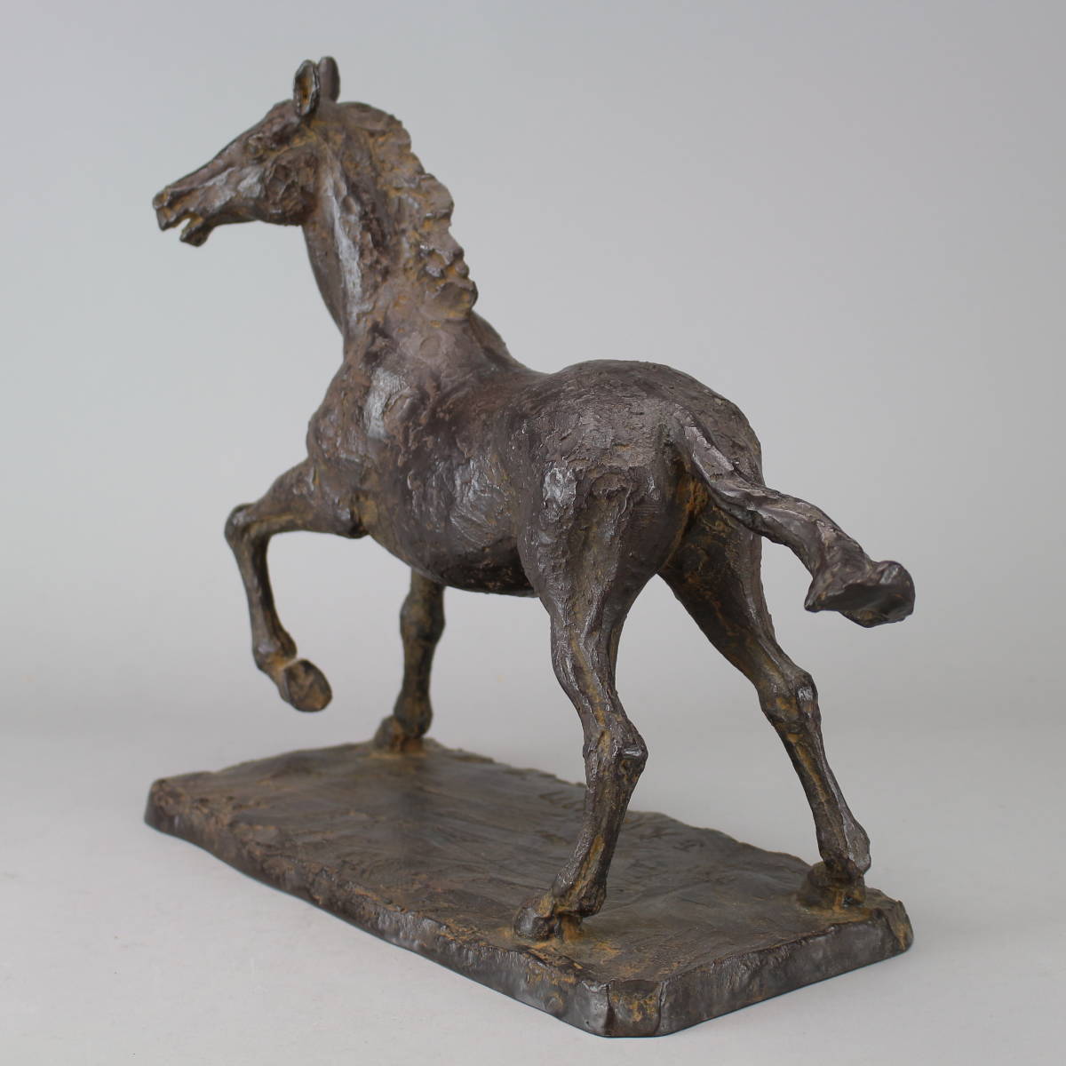 友澤正彦春風 2091 友澤正彦 1977年制作 207/300 ブロンズ 馬 置物 馬