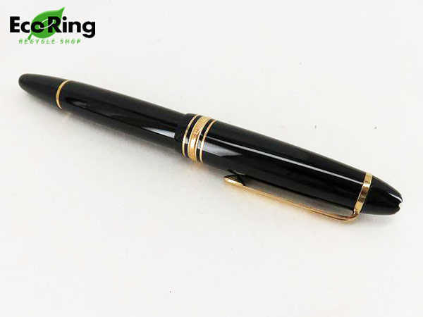 1円 モンブラン 4810 ペン先14C 万年筆 黒×金色 HS671