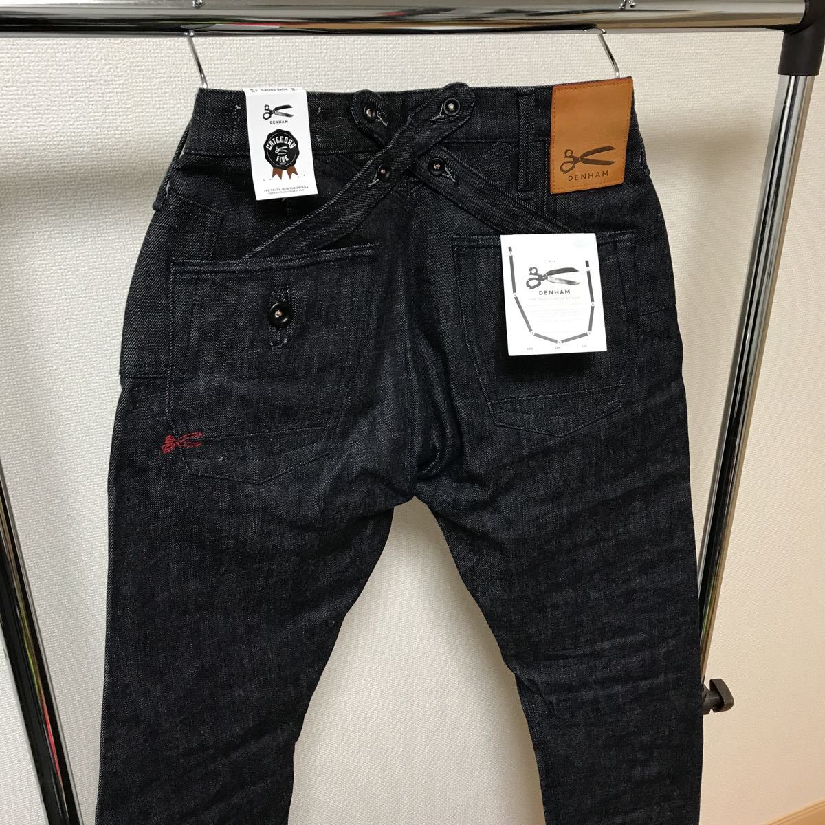 デンハム クロスバック 29インチ 新品未使用品 cross back mij10v 風呂敷付き デニムパンツ ジーンズ ジーパン 