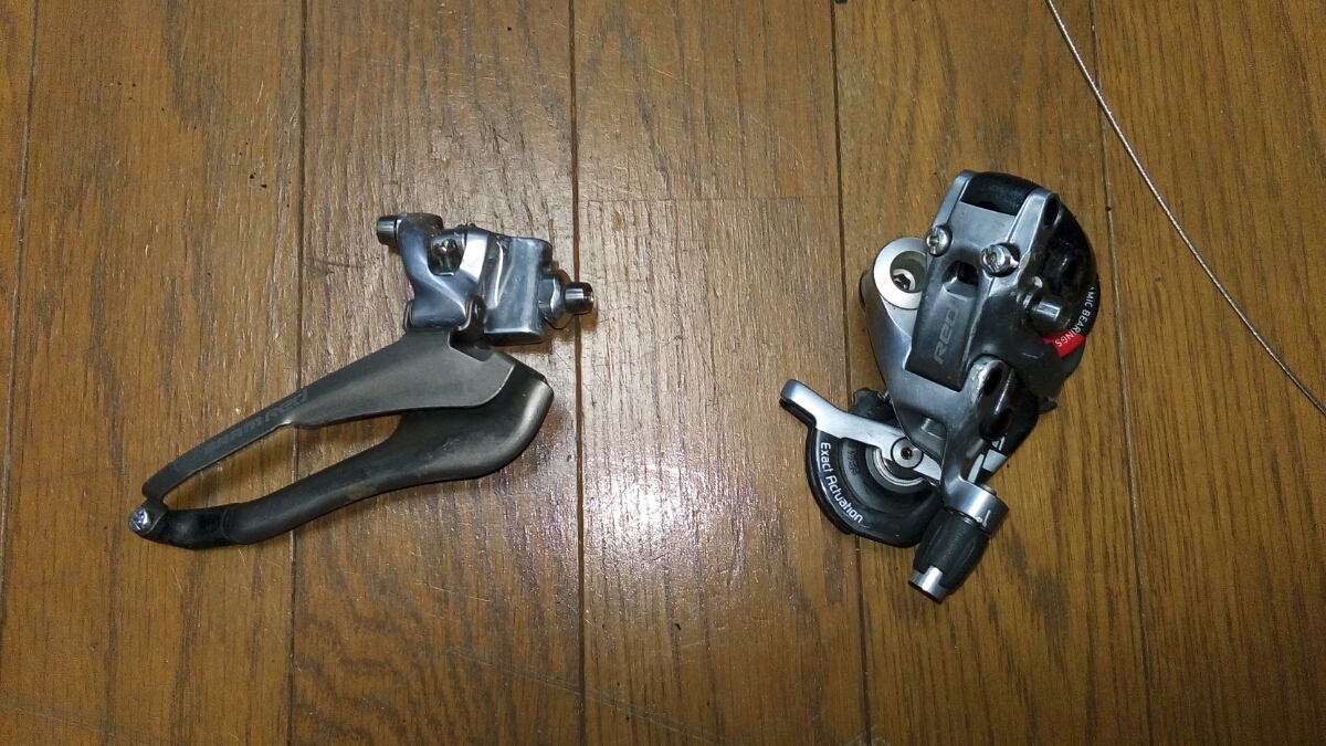 SRAM 2x10速 シフター・ディレイラー　スプロケット クランクセット SRAM 2x10速 シフター・ディレイラースプロケット クランクセット