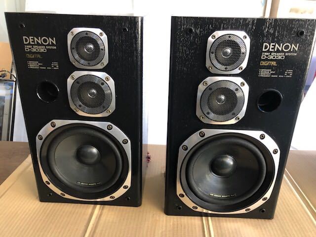 DENON D-3030 デノン USC-3030 スピーカー ペア - 3way 昭和レトロ