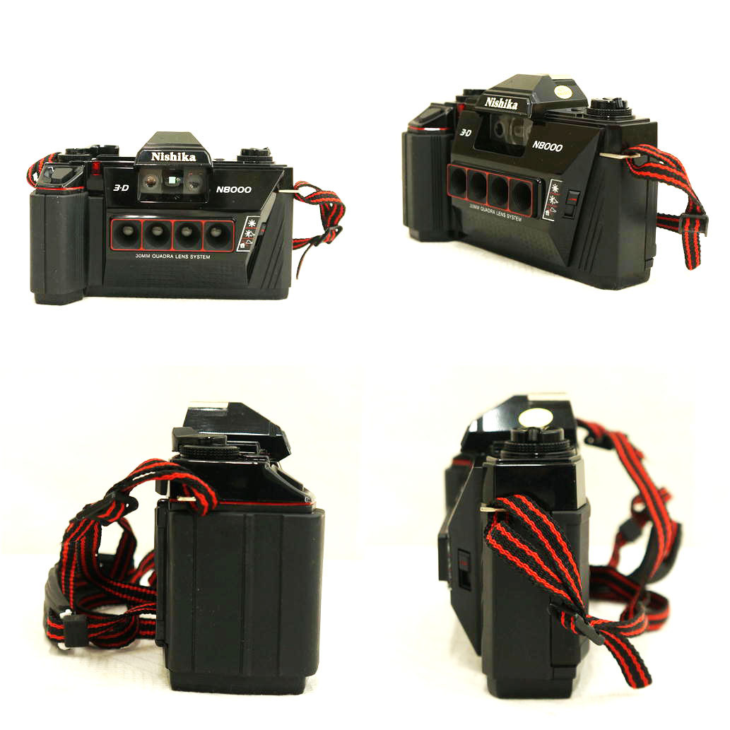【ジャンク品】 Nishika ニシカ 35mm 3-Dカメラ N8000 カメラ 通電のみ確認