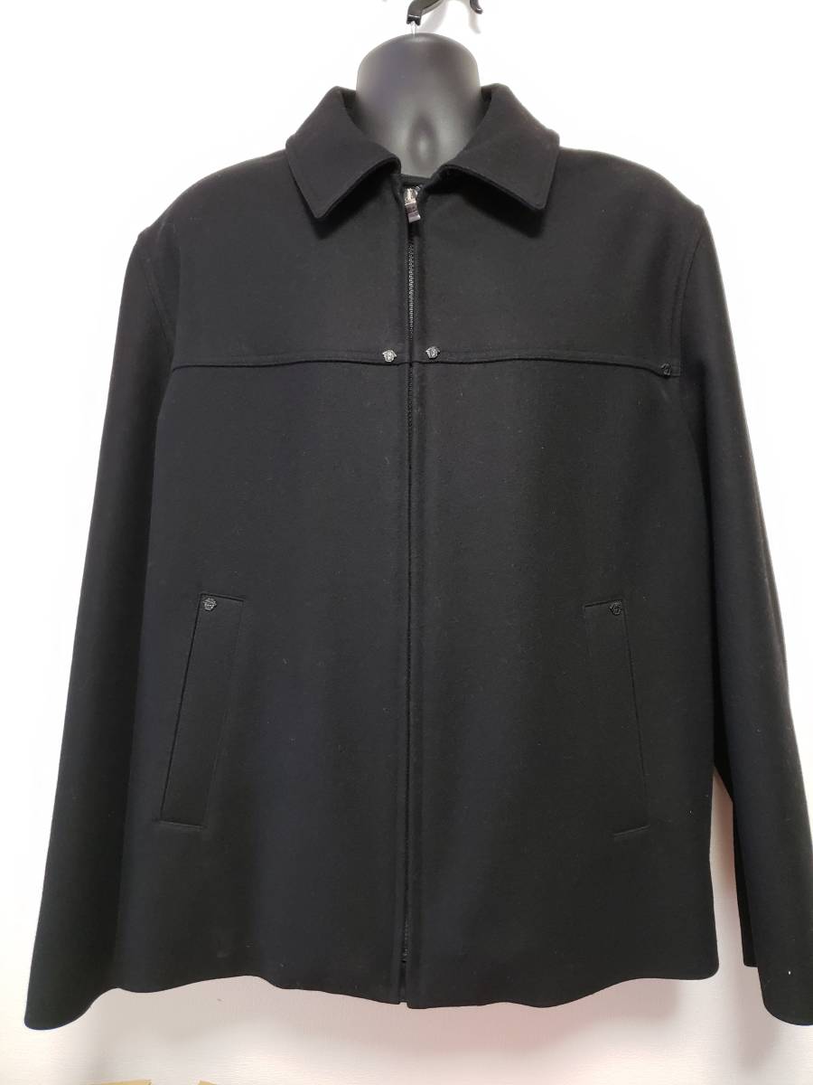 VERSACE　ブルゾン　黒　50　ヴェルサーチ