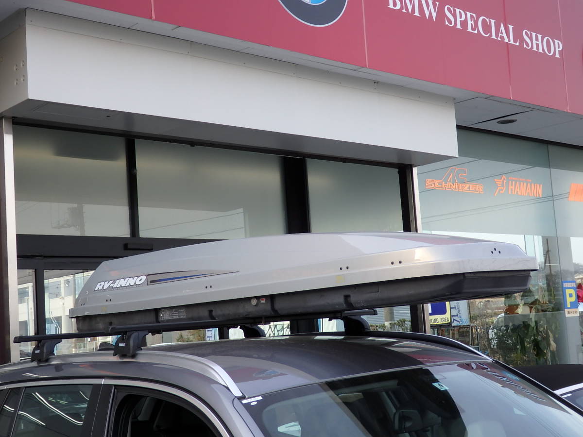 ☆BMW X3 THULE ルーフキャリア & RV-INNO ルーフボックス 0034 