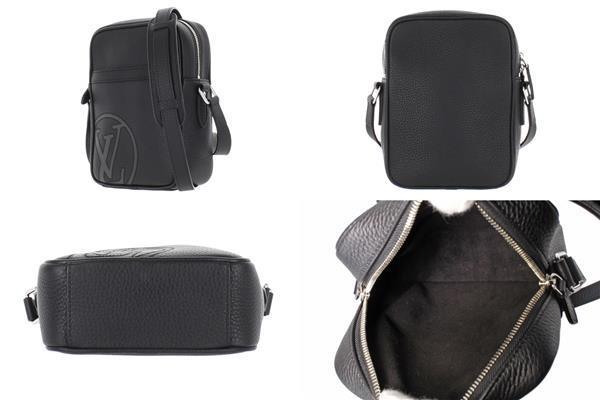新品 ルイ・ヴィトン ショルダーバッグ ダヌーヴPM M54788 ブラック トリヨン レザー ダヌーブ Nランク