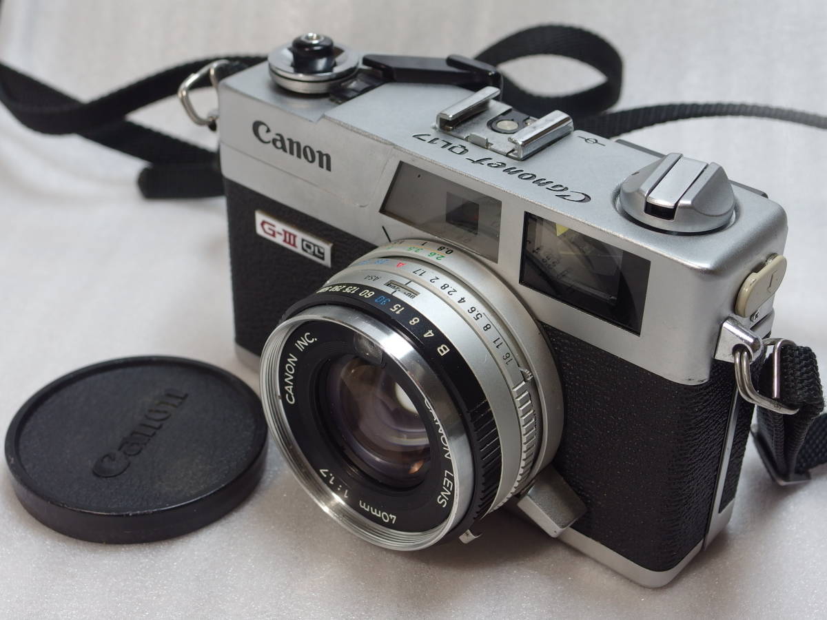 Canon Canonet QL17 G-Ⅲ QL 40mm F1.7 キャノン キャノネット QL-17