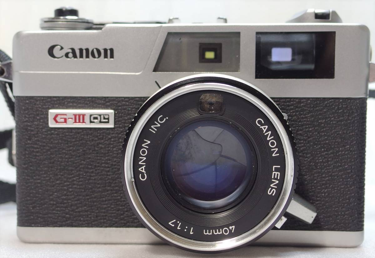 Canon Canonet QL17 G-Ⅲ QL 40mm F1.7 キャノン キャノネット QL-17
