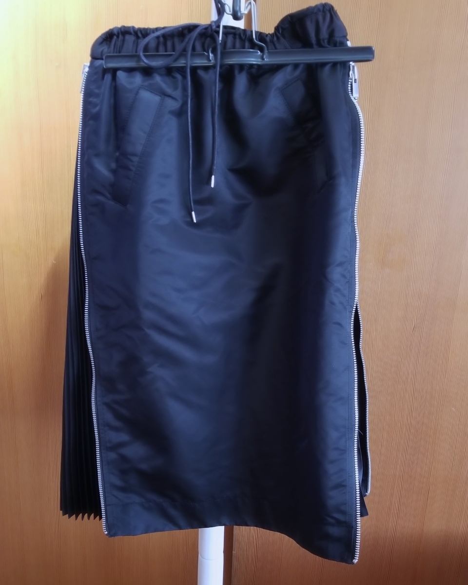 サイドジッププリーツスカート sacai サカイ ◇関税込◇＊sacai＊MA-1