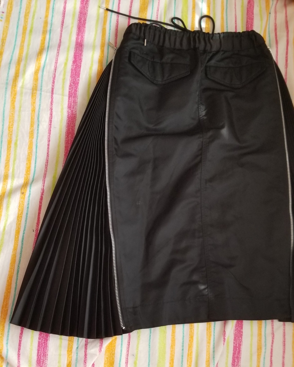サイドジッププリーツスカート sacai サカイ ◇関税込◇＊sacai＊MA-1