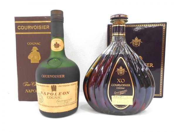 クルボアジェ ナポレオン 古酒 COURVOISIER 2本セット 旧 COGNAC