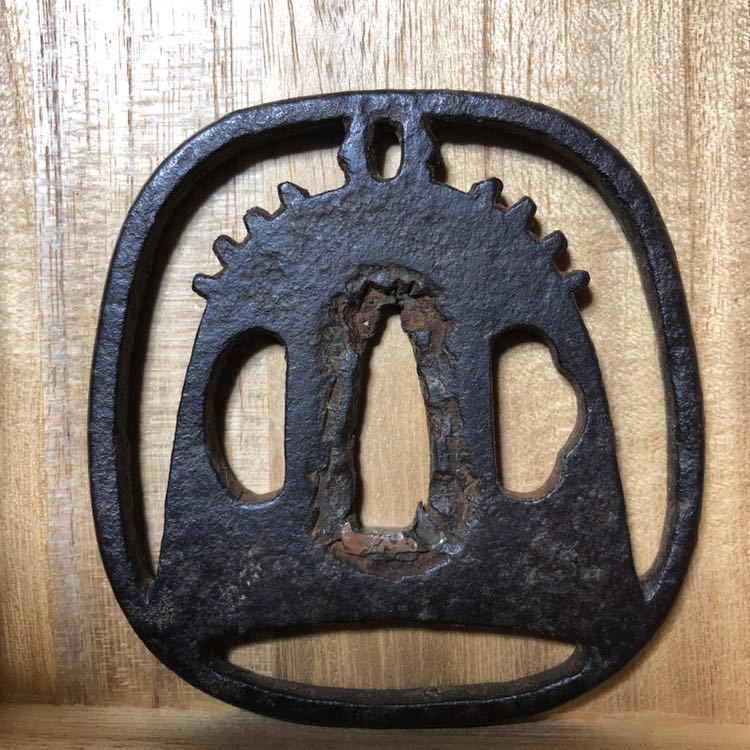 得価，豊富な 珍品 脇差し鍔 釣り鐘堂 鉄味最高(鍔、刀装具)｜売買されたオークション情報、yahooの商品情報をアーカイブ公開 - オークファン 鍔、刀装具