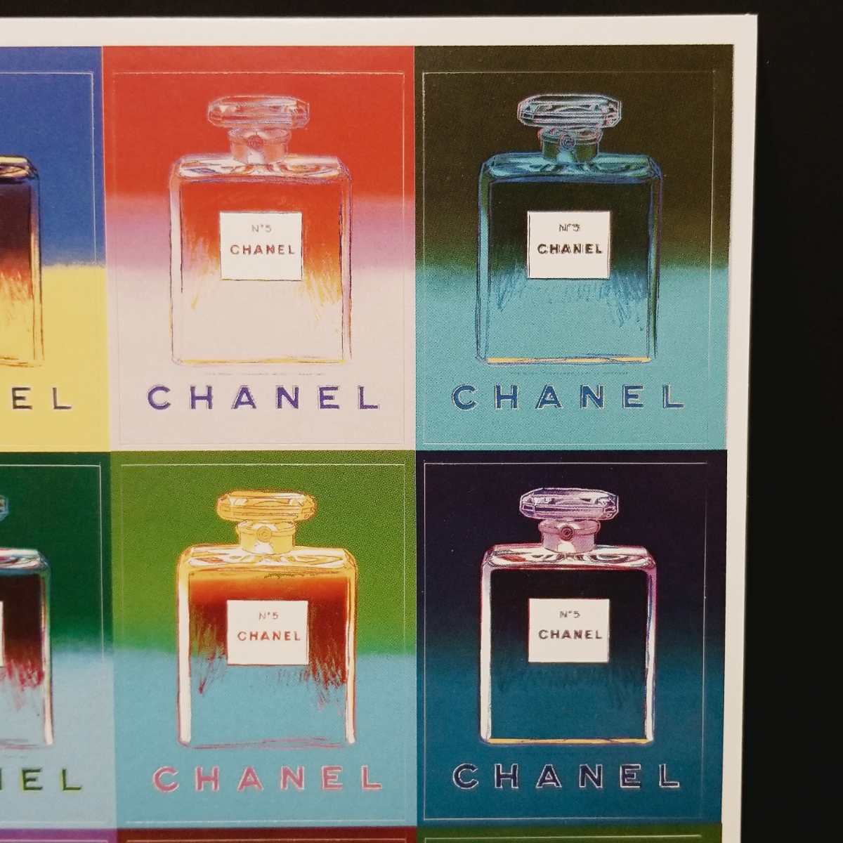 新品 未使用】CHANEL No.5 ・ アンディウォーホル ステッカー 非売品