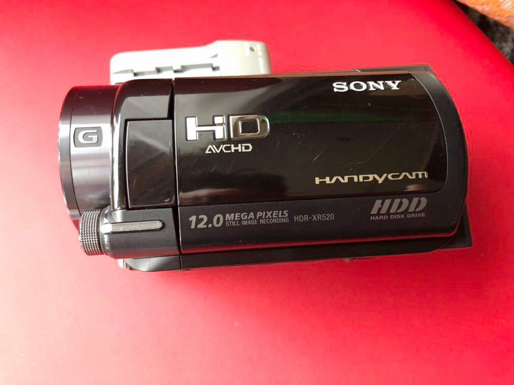 ★★動作確認済み！充電機、カメラ箱付きソニー HD内蔵ハンディーカム HDR-XR520V デジタルHDビデオカメラレコーダー★★